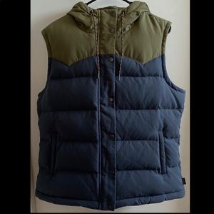 🏔 Patagonia Bivy Down Vest RARE old style canvas